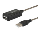 Savio CL-76 cable USB USB 2.0 5 m USB A Negro