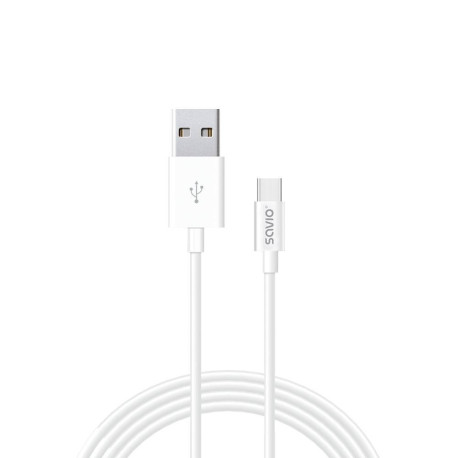Savio CL-126 cable USB USB 2.0 1 m USB C USB A Blanco