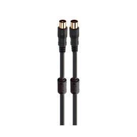 FONESTAR ANT-NE-3 NEGRO / CABLE DE ANTENA TV / VÍDEO COAXIAL MACHO A ANTENA TV / VÍDEO COAXIAL HEMBRA