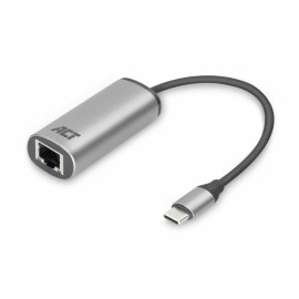 ACT AC7081 hub de interfaz USB 3.2 Gen 1 (3.1 Gen 1) Type-C 2500 Mbit/s Aluminio