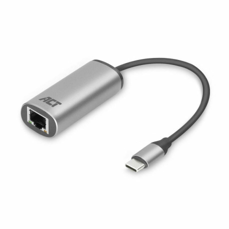 ACT AC7081 hub de interfaz USB 3.2 Gen 1 (3.1 Gen 1) Type-C 2500 Mbit/s Aluminio