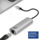 ACT AC7081 hub de interfaz USB 3.2 Gen 1 (3.1 Gen 1) Type-C 2500 Mbit/s Aluminio