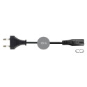 FONESTAR - Fonestar SR-448 adaptador de enchufe eléctrico Negro - sr-448