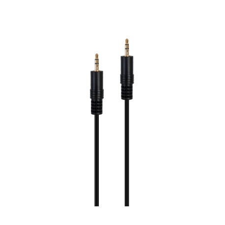 FONESTAR - FONESTAR JACK-MM-1-5 NEGRO / CABLE DE SEÑAL DE AUDIO JACK 3'5 MM MACHO A JACK 3'5 MM MACHO - JACK-MM-1-5