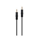 FONESTAR - FONESTAR JACK-MM-1-5 NEGRO / CABLE DE SEÑAL DE AUDIO JACK 3'5 MM MACHO A JACK 3'5 MM MACHO - JACK-MM-1-5