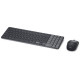 DELL Pro 7 KM746 teclado Ratón incluido Universal RF Wireless + Bluetooth QWERTY Español Grafito