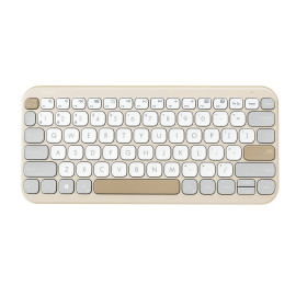 ASUS Marshmallow Keyboard KW100 teclado Hogar Bluetooth QWERTY Español Beige