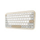 ASUS Marshmallow Keyboard KW100 teclado Hogar Bluetooth QWERTY Español Beige