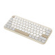 ASUS Marshmallow Keyboard KW100 teclado Hogar Bluetooth QWERTY Español Beige