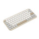 ASUS Marshmallow Keyboard KW100 teclado Hogar Bluetooth QWERTY Español Beige