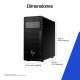 HP None Intel Core Ultra 9 285K 64 GB DDR5-SDRAM 1 TB SSD Windows 11 Pro Torre Puesto de trabajo AI Workstation, AI PC Negro