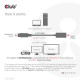CLUB3D Adaptador activo DisplayPort™1.4 a HDMI™ 4K120Hz/8K60Hz HDR M/H