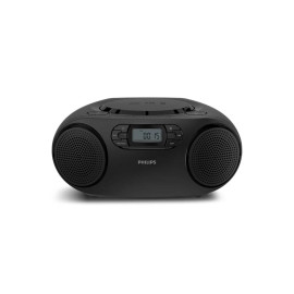 Philips TAZ2000B/10 reproductor de CD Plata, Negro Reproductor de CD portátil
