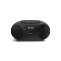 Philips TAZ2000B/10 reproductor de CD Plata, Negro Reproductor de CD portátil
