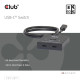 CLUB3D USB-C® Bi-Directional Video + Data + PD Switch