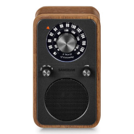 Sangean WR-9 Personal Analógica Nuez