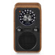 Sangean WR-9 Personal Analógica Nuez