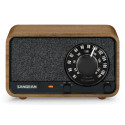 Sangean WR-8 Personal Analógica Nuez