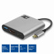 ACT AC7022 Adaptador gráfico USB 4096 x 2160 Pixeles Gris