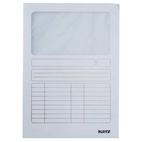 Leitz 39500001 carpeta Cartón Blanco A4