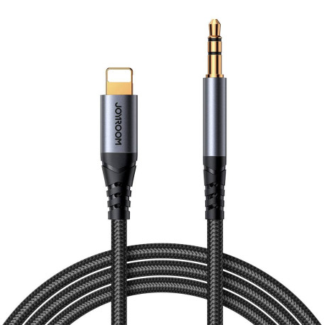 JOYROOM SY-A06 cable de audio 1,2 m 3,5mm Lightning Negro