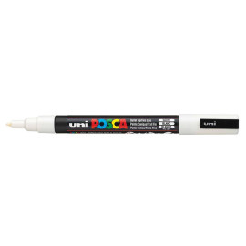 Uni-Ball PC-3M marcador Punta redonda Blanco