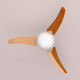 Cecotec 05944 ventilador Haya, Nuez, Madera