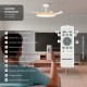 Grunkel SKYWOOD42 ventilador Blanco, Madera