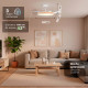 Grunkel SKYWOOD42 ventilador Blanco, Madera