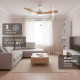 Grunkel SKYSTYLE52 ventilador Madera, Blanco
