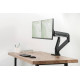 Digitus Soporte de monitor universal doble con muelle neumático y fijación a presión