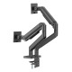 Digitus Soporte para monitor doble, 2x 45'', 2x 20 kg