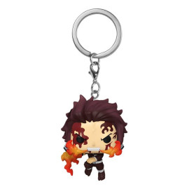 FUNKO POP! KEYCHAIN Tanjiro Kamado (Dancing Flash) Llavero de anilla Multicolor
