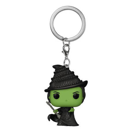 FUNKO POP! KEYCHAIN Elphaba Llavero de anilla Negro, Verde