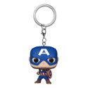 FUNKO POP! KEYCHAIN Captain America Llavero de anilla Multicolor, Azul