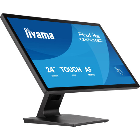 iiyama ProLite T2452MSC-B2 pantalla para PC 61 cm (24'') 1920 x 1080 Pixeles Full HD Pantalla táctil