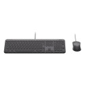 Logitech 920-013349 teclado Ratón incluido Hogar / Oficina USB QWERTY Internacional de EE.UU. Grafito