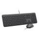 Logitech 920-013349 teclado Ratón incluido Hogar / Oficina USB QWERTY Internacional de EE.UU. Grafito