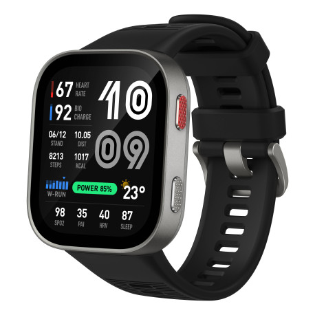 Amazfit Bip Max 5,26 cm (2.07'') AMOLED Digital 432 x 514 Pixeles Pantalla táctil Plata Wifi GPS (satélite)