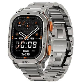 KOSPET TANK M3 ULTRA 4,98 cm (1.96'') AMOLED 43 mm Digital 410 x 502 Pixeles Pantalla táctil Plata GPS (satélite)