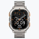 KOSPET TANK M3 ULTRA 4,98 cm (1.96'') AMOLED 43 mm Digital 410 x 502 Pixeles Pantalla táctil Plata GPS (satélite)