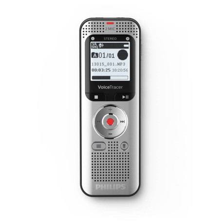 Philips Voice Tracer DVT2050/00 dictáfono Tarjeta flash Plata