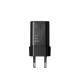 CoolBox CARGADOR GAN 25W USB-A/USB-C PARED NEGRO