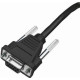 RS232 BLACK DB9 FEMALE CABLE   CABL 2.9M STRAIGHT 5V EXTERNAL POWER
