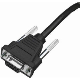 RS232 BLACK DB9 FEMALE CABLE   CABL 2.9M STRAIGHT 5V EXTERNAL POWER