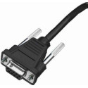 RS232 BLACK DB9 FEMALE CABLE   CABL 2.9M STRAIGHT 5V EXTERNAL POWER
