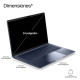 HP - HP EliteBook X G2q 14 inch Notebook Next Gen AI PC Wolf Pro Security Edition Copilot+