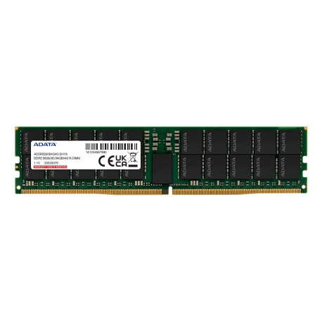 ADATA - ADATA AD5R560064G40-SHYA módulo de memoria 64 GB 1 x 64 GB DDR5 5600 MT/s 288-pin DIMM ECC - AD5R560064G40-SHYA