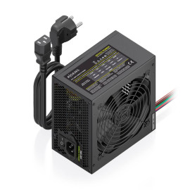 AISENS Fuente Alimentacion ATX 500W con Cable de Alimentacion OEM, Negra
