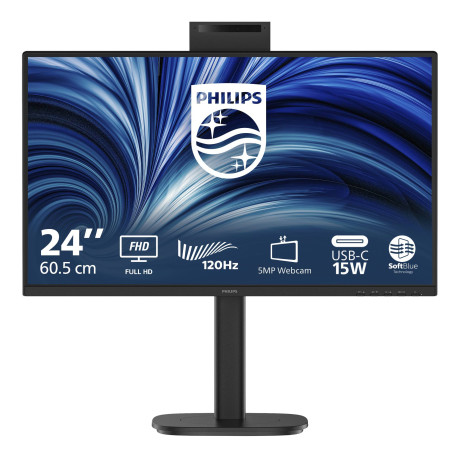 Philips 3000 series 24B2N3200JH/00 pantalla para PC 60,5 cm (23.8'') 1920 x 1080 Pixeles Full HD LCD Negro